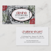 ヴィンテージデザイナー名刺 名刺 (正面/裏面)