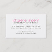 ヴィンテージデザイナー名刺 名刺 (裏面)