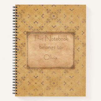 ヴィンテージデザインとレトロ ノートブック