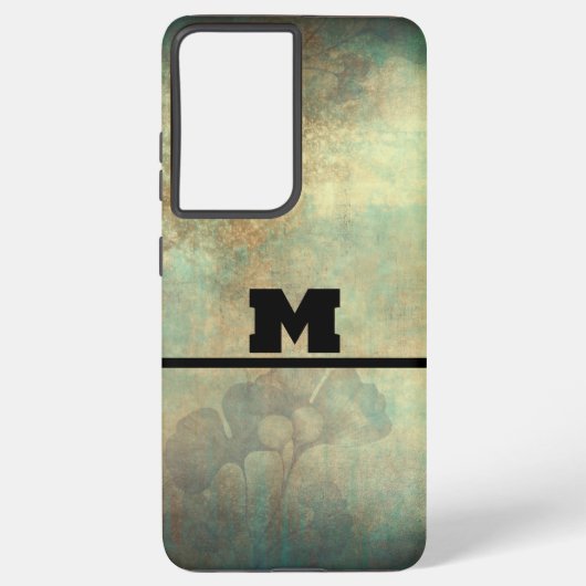 ヴィンテージデザインの名前 SAMSUNG GALAXYケース (裏面)