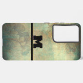 ヴィンテージデザインの名前 SAMSUNG GALAXYケース (左側面)