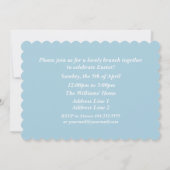 ヴィンテージデザインカスタムイースターブランチ 招待状 (裏面)