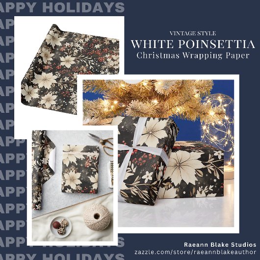 ヴィンテージデザインクリスマスラッピング紙 ラッピングペーパー