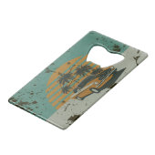 ヴィンテージデザインステンレス鋼ボトルオープナー クレジットカード栓抜き (裏面アングル)