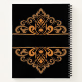 ヴィンテージデザインスパイラルノートブック ノートブック (裏面)