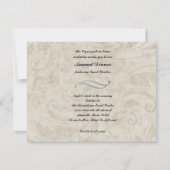 ヴィンテージデザインディナー招待状 招待状 (正面)