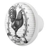 ヴィンテージデザインドアまたは引き出しハンドル セラミックノブ (右)