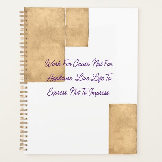 ヴィンテージデザインプランナー プランナー手帳 (正面)