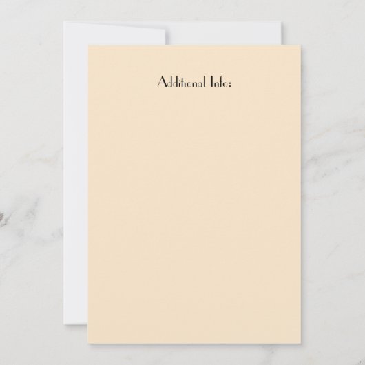 ヴィンテージデザイン懇親会、イベント、パーティの招待状 招待状 (裏面)