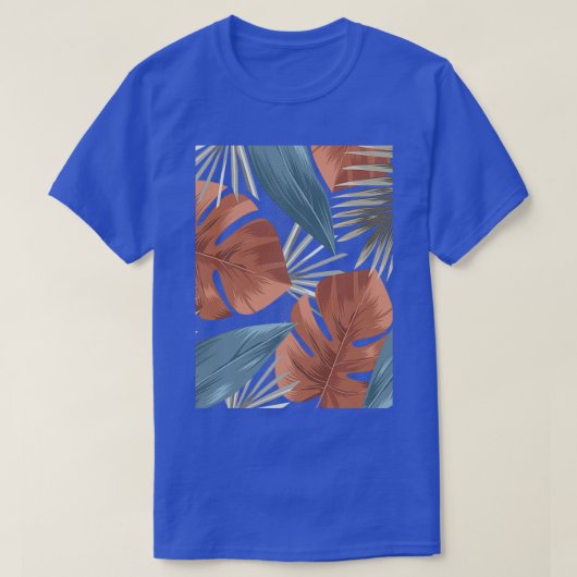 ヴィンテージデザイン熱帯模様 Tシャツ (デザイン正面)