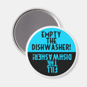 ヴィンテージデザイン食洗機丸磁石 マグネット (正面/裏面)