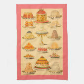 ヴィンテージデザートのキッチンタオル キッチンタオル (縦)