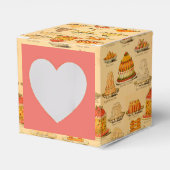 ヴィンテージデザートのギフトボックス フェイバーボックス (正面サイド)