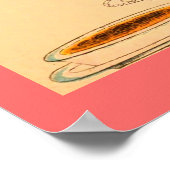 ヴィンテージデザートのポスター ポスター (角)