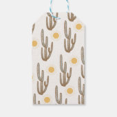 ヴィンテージデザートウエスタンワイルドウェスト1st誕生日 ギフトタグ (裏面)