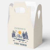 ヴィンテージデザートウエスタンワイルドウェスト1st誕生日 フェイバーボックス (オープン)