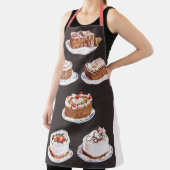 ヴィンテージデザートケーキ飾つや消し エプロン (インサイチュ)