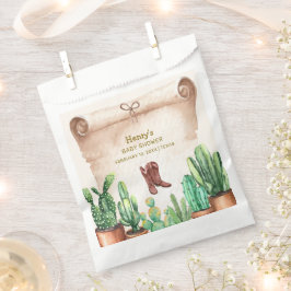 ヴィンテージデザートサボスカウボーイブーツ赤ちゃんシャワー フェイバーバッグ