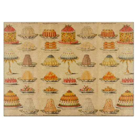 ヴィンテージデザートピンクピーチカットボード カッティングボード (正面)