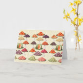 ヴィンテージデザートフルーツ：パーティー果実主義者 カード (黄色い花)