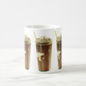 ヴィンテージデザート、チョコレートシェイクとホイップクリーム コーヒーマグカップ (中央)