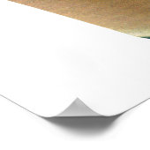 ヴィンテージデザート、チョコレートシェイクとホイップクリーム ポスター (角)