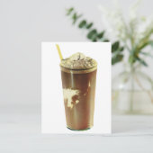 ヴィンテージデザート、チョコレートシェイクとホイップクリーム ポストカード (スタンド正面)