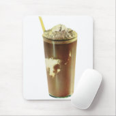 ヴィンテージデザート、チョコレートシェイクとホイップクリーム マウスパッド (マウス)