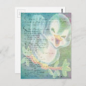 ヴィンテージデジタルアートコラージュ ポストカード (正面/裏面)