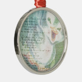 ヴィンテージデジタルアートコラージュ メタルオーナメント (右)