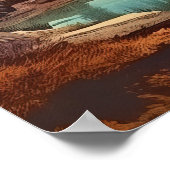 ヴィンテージデジタル国立公園芸術 ポスター (角)