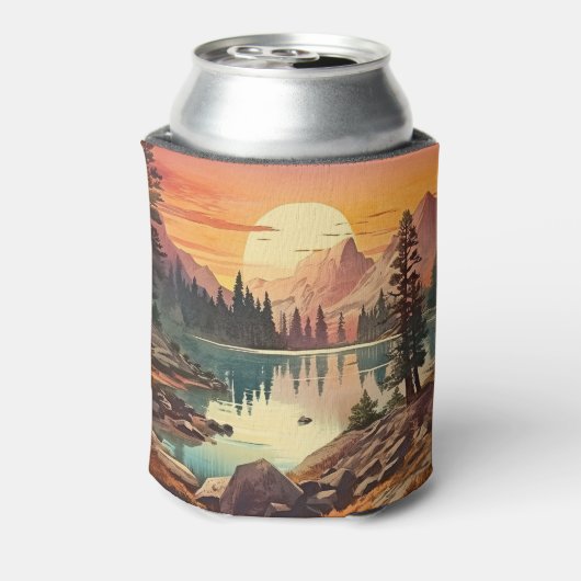 ヴィンテージデジタル国立公園芸術 缶クーラー (缶裏面)