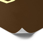 ヴィンテージデスクトップコンピュータがDate Me Posterを実行 ポスター (角)