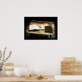 ヴィンテージデスクトップ – Student Desk ポスター (キッチン)