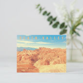 ヴィンテージデスバレーカリフォルニアデザートトラベル ポストカード (スタンド正面)