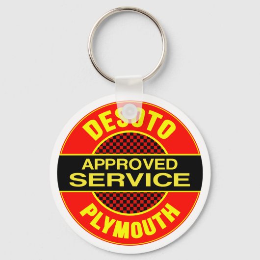 ヴィンテージデソトのサービスサイン キーホルダー (正面)