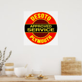 ヴィンテージデソトのサービスサイン ポスター (キッチン)