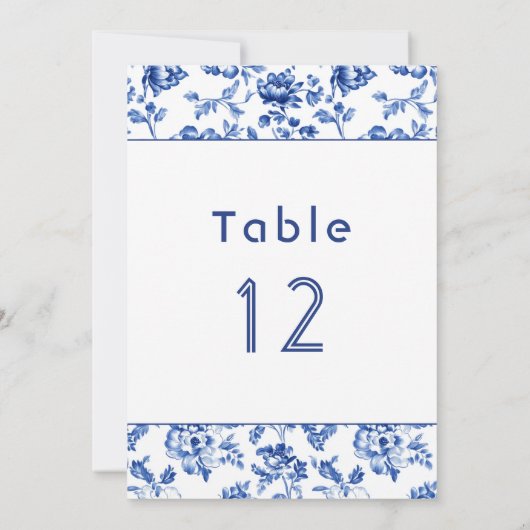 ヴィンテージデソフトフローラ表の座席表 招待状 (裏面)