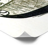 ヴィンテージデトゥールーズラウトレッフランスのクカン ポスター (角)