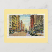 ヴィンテージデトロイトウッドワードAVショッピングセンター ポストカード (正面)