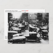 ヴィンテージデトロイトトラフィックフロー ポストカード (正面/裏面)