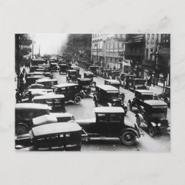 ヴィンテージデトロイトトラフィックフロー ポストカード