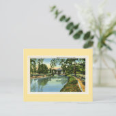 ヴィンテージデトロイトベルアイルパークブリッジ ポストカード (スタンド正面)