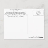 ヴィンテージデトロイトミシガン ポストカード (裏面)