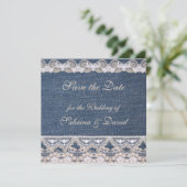 ヴィンテージデニムとレース日付の保存 セーブザデート (スタンド正面)