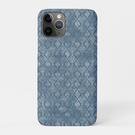ヴィンテージデニムインスパイアパターン Case-Mate iPhoneケース (裏)