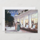 ヴィンテージデビクトリアンィナーパーティー 招待状 (正面)