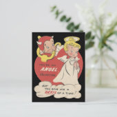 ヴィンテージデビルアンドエンジェルバレンタイン シーズンポストカード (スタンド正面)