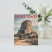 ヴィンテージデビルズタワー ポストカード (スタンド正面)