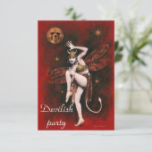 ヴィンテージデビルレディダンサーパーティの招待状 招待状 (スタンド正面)